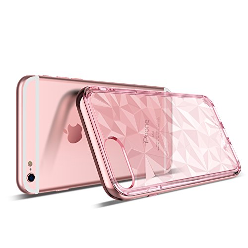 BENTOBEN Funda iPhone 6 Plus Carcasa iPhone 6s Plus Capa Case Cover TPU Suave y Anti-rasgu os Transparente 3D Modelo Geom trico de Diamante con Textura Funda para iPhone 6 Plus 6S Plus Rosa Oro reviews BENTOBEN Funda iPhone 6 Plus Carcasa iPhone 6s Plus Capa Case Cover TPU Suave y Anti-rasgu os Transparente 3D Modelo Geom trico de Diamante con Textura Funda para iPhone 6 Plus 6S Plus Rosa Oro