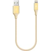 ttec AlumiCable Mini 30cm Lightning Şarj Kablosu- Altın (2DK28A)