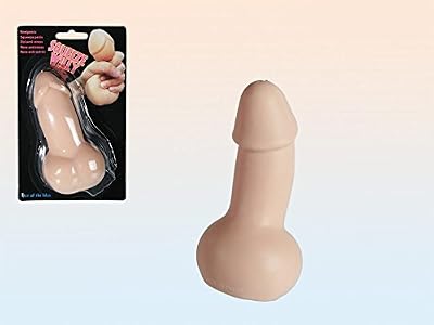 DC Balle ZIZI anti stress - HUMORISTIQUE - Forme de ZIZI - 13X6cm