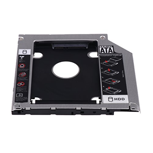 Unbekannt Ersatz 9.5mm SATA zu SATA 2. HDD Festplatte Caddy für Universal Apple MacBook Pro