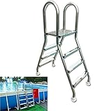 Es fácil de quitar e instalar. Fije el pedal a la escalera en ambos lados y apriete la tuerca.