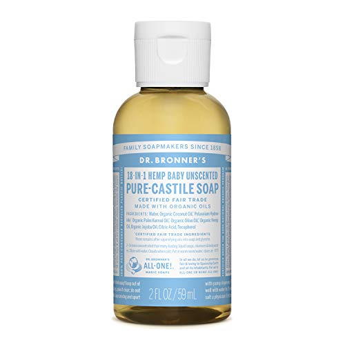 Dr Bronner Orgánica Bebé leve Castilla Jabón Líquido 59 ml