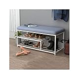 ★ Asientos en el pasillo ideal: asientos cómodos para pasillos pequeños: un práctico gabinete para zapatos.Banco duradero sin respaldo.