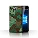 Produktbild Stuff4 Hülle / Case für Microsoft Lumia 650 / Grüner Wald Angriff Muster / Militär Camouflage Tarnung Kollektion