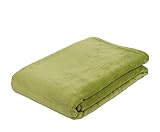 kuscheldecke grün Schadstoffgeprüft - Öko-Tex Standard 100, Pflegeleicht: Maschinenwäsche bei 40°, Trockner geeignet