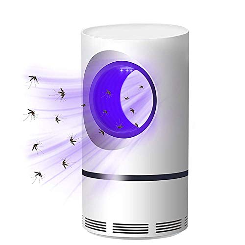 Preisvergleich Produktbild HXCLYQ USB-Mückenschutzleuchte - Multikinetische Insektenfalle mit tragbarem LED-Mückenschutz für den Innenbereich, geräuschloses, ungiftiges Mückenschutzmittel