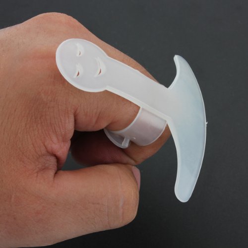 SODIAL (R) 2pcs Happy Smiley Kitchen Knife Chopping Cutting Guard Hand Finger Protector - 6