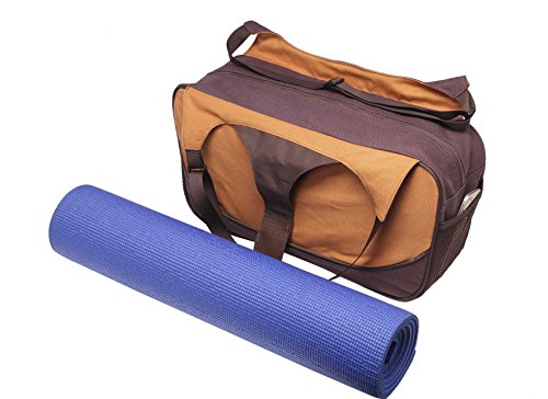 Große Yogatasche »Vimalaa« von #DoYourYoga aus Segeltuch (Baumwoll-Canvas) – aufwendig per Hand verarbeitet, für EXTRA-LANGE und EXTRA-BREITE Yogamatten! Die Yogatragetasche ( Yogabag) ist in sehr schönen Farben und ausgefallenen Designs erhältlich. Ferner eignet sich die Tasche auch für als Sporttasche / Fitnesstasche - 2