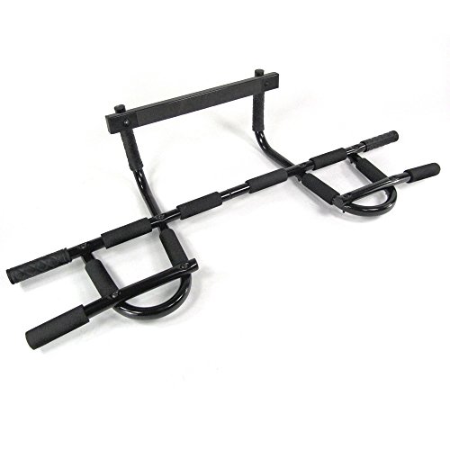 Türreck, Klimmzugstange, Trainings Gerät für Türrahmen, bis 130 kg belastbar, inkl. Schlaufen - 2