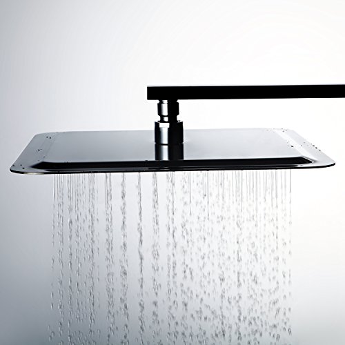 Homelody 8 Zoll 304 Rostfreier Stahl Quadratische Ultra dünn Niederschlagsmenge Duschkopf Regendusche Brausekopf Kopfbrause Regenbrause Regenduschkopf - 2