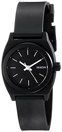 Nixon Damen-Armbanduhr XS Small Time Teller P Black Analog Quarz Plastik A425000-00 Nixon Damen-Armbanduhr XS Small Time Teller P Black Analog Quarz Plastik A425000-00