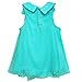 iiniim Baby Girls Princess One-piece Romper Flower Dress Blue 9-12 Months