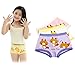 Set of Three Cute Briefs Kids Cotton Underwears Girls Underwears(Little Fox)