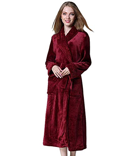 Tiunyeah - Albornoz - para Mujer Rojo Rojo Vino S