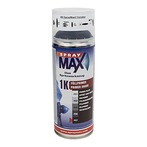 Spray Max1 K Füllp Broad Primer, 400 ml, Black - Corrosion Protection Primer for Metal Surfaces