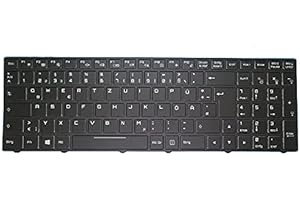 RTDPART Laptop-Tastatur für MEDION ERAZER X7855 MD60944 MD61185 MD60821 MD61650 Schwarz Mit Rahmen Mit Hintergrundbeleuchtung Deutsch GR