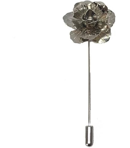 Spilla Da Bavero Uomo Con Piume - Boutonniere Artigianale Fatta A Mano