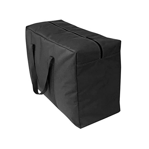 Super Große Starke Aufbewahrungsbox 100L Wasserdichte Oxford Transporttasche Organizer für Reise Umziehung Aufbewahrung Kleiderschrank Wasserdicht Super Reißfest Robust 85*55*33CM Schwarz - 4