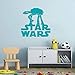 Produktbild guijiumai at-at Walker Vinyl Wandtattoos Logo Kunst Aufkleber Für Kinderzimmer Kinderzimmer Schlafzimmer Wohnzimmer Dekoration Z 3 57x57 cm