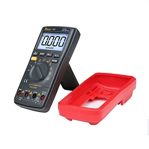 RAGU 17B Digital Multimeter mit Ohm Volt Amp Diodendurchlauftest, LCD Display mit Hintergrundbeleuchtung, automatische Messbereichserkennung (Auto-Ranging) elektronisches Messgerät Tester - 8
