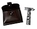 CS-205 Classic Samurai Travel Double Edge Safety Razor Chrome Plated with Free Leather Case
