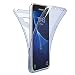 Produktbild HMTECH Galaxy Note 9 Hülle Full-Body 360 Coverage Protective Front + Back Rundum Double Beidseitiger Durchsichtig Weich Silikon TPU Schutzhülle für Galaxy Note 9,Full TPU:Blue