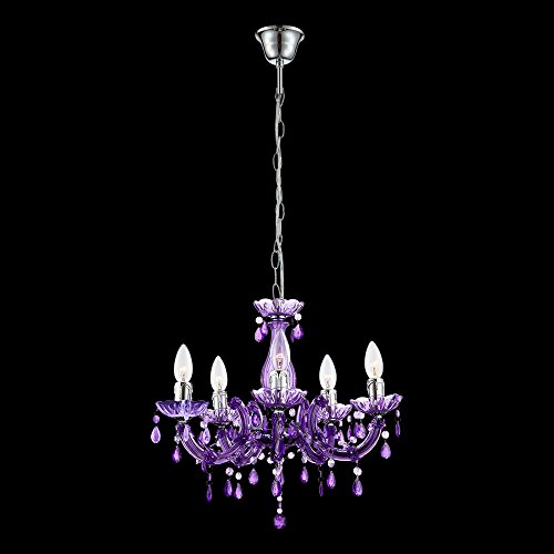 Globo 63115-5 Cuimbra II Kronleuchter, Acryl, silber