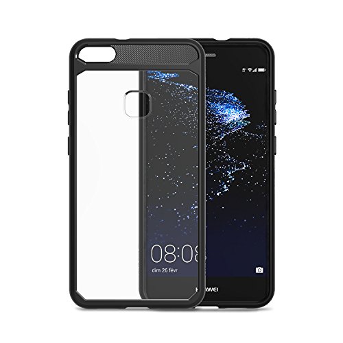 Funda Huawei P10 lite  Carcasa Huawei P10 lite SPARIN Material TPU Suave y PC Duro  Resistente a los Golpes  Anti-Rasgu  os  Absorci  n de Impacto Funda de Protecci  n Espalda para Huawei P10 lite