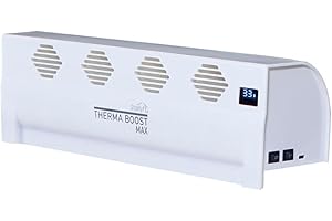 Amplificateur de radiateur Starlyf Therma Boost, booster de radiateur, augmente l'efficacité du chauffage et économise l'énergie, rechargeable par USB (CÂBLE UNIQUEMENT), aucune installation requise