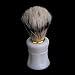 Anself 1pcs Shaving Shave Brush Plastic Handle and Pig Boar Bristle Beard Mustache Brush