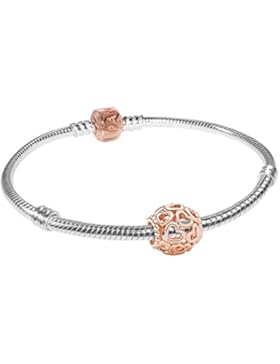 Pandora Starter-Armband Herzstrudel Rosé 08336
