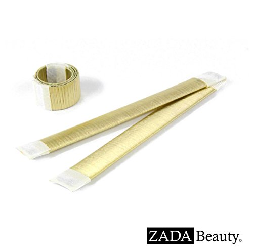 ZADA Beauty l Donut Hair Bun Maker l Styling Werkzeug l Fashion Haare Dutt l Brautfrisur l Frisurenhilfe l Haarknoten l Haarzopf l (Blond) - 3