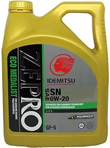 Idemitsu ZEPRO with Advanced Molybdenum SAE 0W-20 Fully Synthetic Petrol and Diesel Engine Oil for Truck (3.5 L)