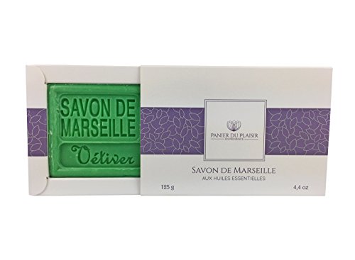 Panier du Plaisir - Naturseife (Savon de Marseille) Vétiver 125 g