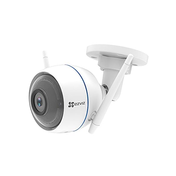 EZVIZ ezTube 1080P Cámara de Seguridad, Defensa Activa, Luz Estroboscópica Y Sirena, Dos Antenas Wifi Externas, Audio De 2 Vías, Servicio De Nube Disponible, Compatible Con Alexa, Google home y IFTTT - Imagen 3
