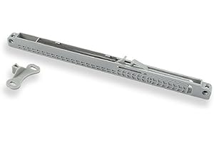 Mancini e Mancini srl Chiusura per Guida Cassetto, Ammortizzata, 25 kg, Metallo, Montaggio Laterale, Slitta Laterale