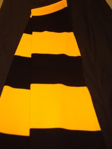 Black And Gold Classic bar scarf..Free Post