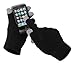 Produktbild Damen schwarzen gestrickten Touch Screen Handschuhe