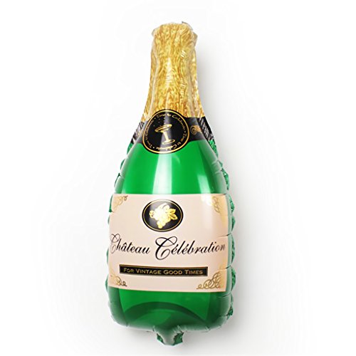 Flaschenform Hochzeit Geburtstagsparty Helium Folienballons Champagner - 5