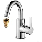 Solid Brass Threaded Hose Water Pipe Connector Tap Faucet Adapter for Garden