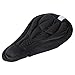 Produktbild Everpert Silikon Fahrrad Sattel Sitz Bezug Silica Gel Kissen Soft Pad, Schwarz