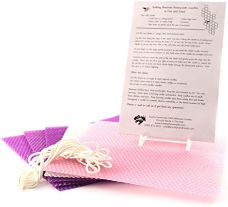 Beeswax Advent Taper Candle Making Kit - Makes One Advent Candle Set