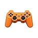 Price comparison product image Dewanxin Ps3 Controller Wireless Bluetooth Controller with Charger Cable (Orange)
