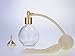 Classic Clear Glass Empty Refillable 78ml Perfume Bottle with Ivory Tassel Spray Atomizer. Filling Funnel & Gift Box Included (GF)