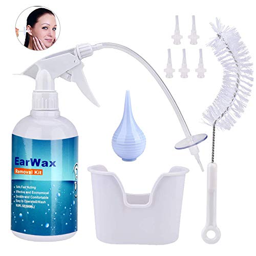 El kit de eliminación de cera en los oídos, limpiador de oídos seguro y eficaz para adultos y niños, alivio de las orejas/dolor de oído bloqueado/prurito, mejorando su audición