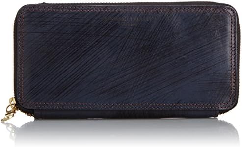 [KATHARINE HAMNETT LONDON] Purse antique style Turthe Round zipper long wallet
