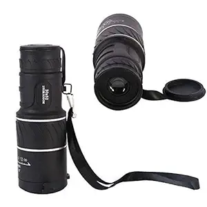 Iktu 30x52 HD Optical Monocular Camping Hiking Telescope Bird Watching - Black