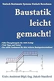 Image de Baustatik leicht gemacht!: Statisch Bestimmte Systeme Einfach Berechnen