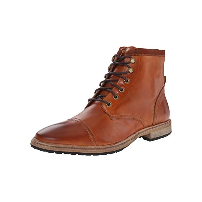 Indie Cap Toe Boot, Saddle Tan 