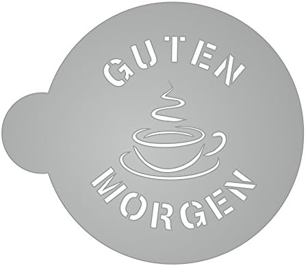 Die guten Morgen &amp; Coffee Mug for Coffee/Cocoa/Milk Foam, Cooking, Baking, Decorating 2 mm Clear Acrylic Heavy Duty, Very Durable – 3 Sizes Available, Acrylic, transparent, S